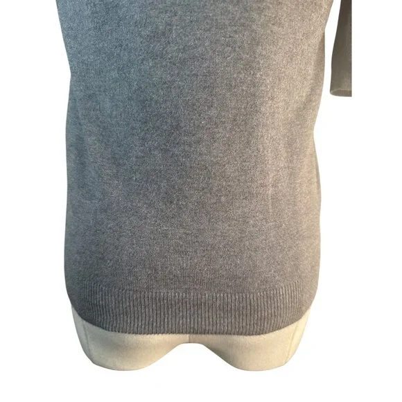 2/$30 ZARA Grey Small Cardigan Sweater Small Viscose Blend Short Sleeve - Picture 11 of 13
